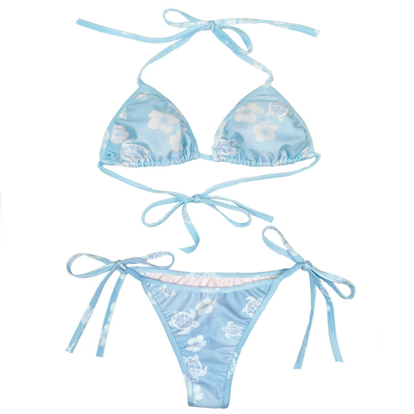 Coconut Girl Bikini in Blue