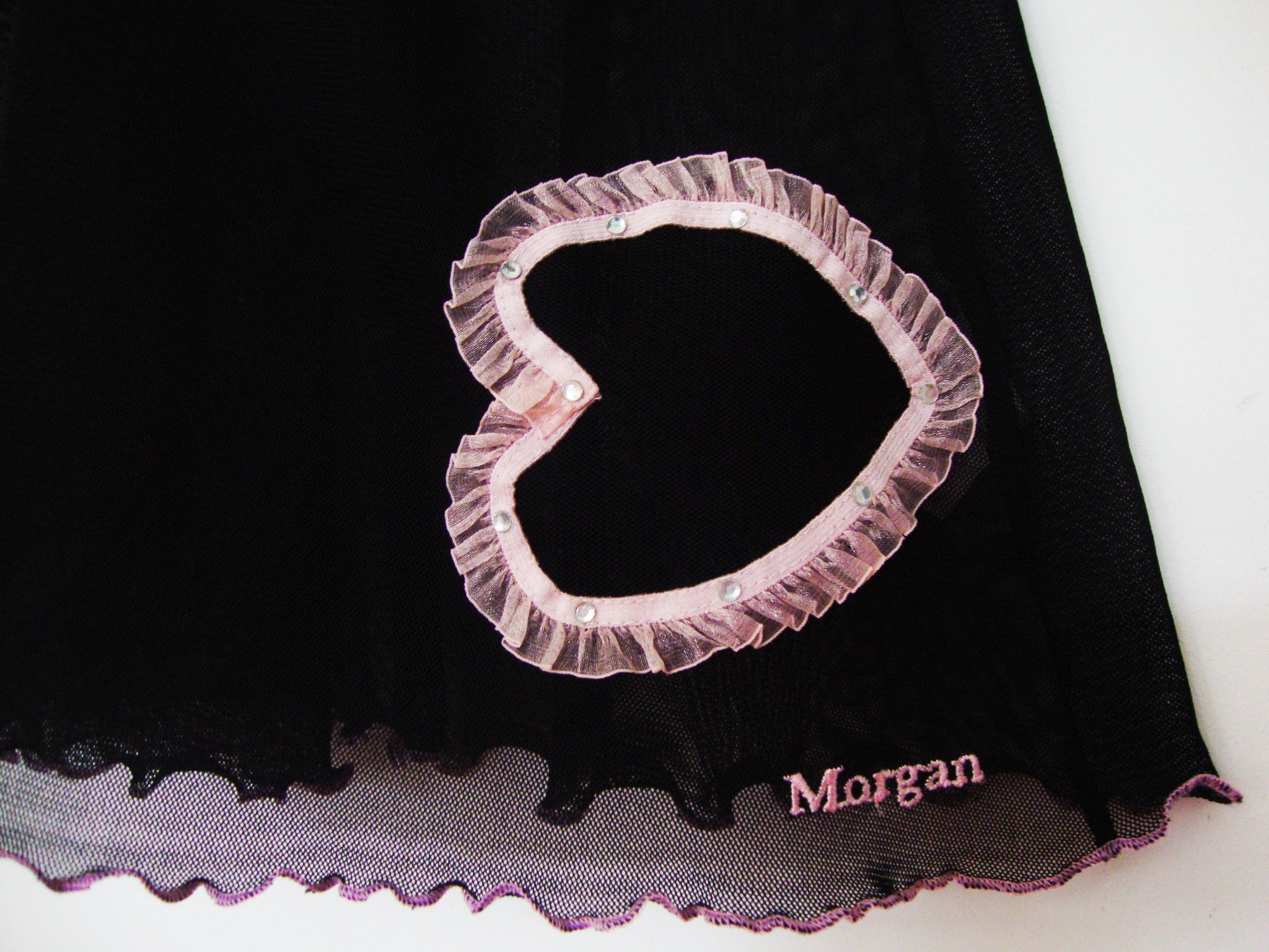 Morgan Black & Pink Slip Dress