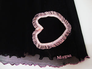 Morgan Black & Pink Slip Dress