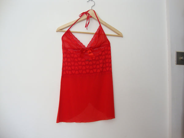 Red Micro Slip Dress/Top