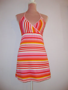 Sunshine Y2K Orange Icelolly Dress